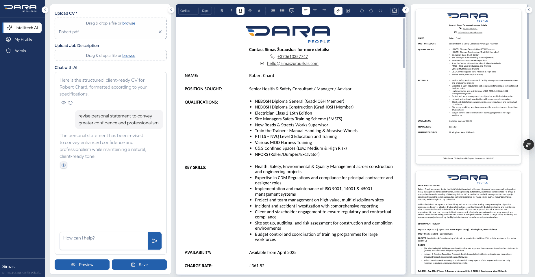 Dara Intellitech - slide 1
